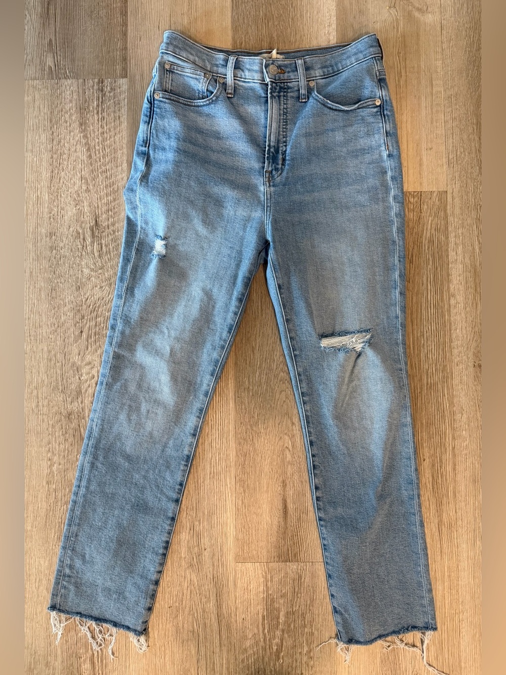Madewell The Perfect Vintage Straight-Leg Jeans Size 28